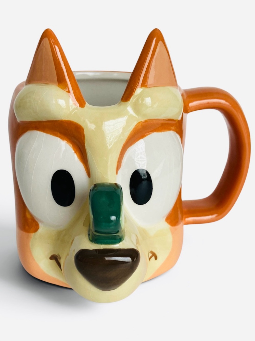 Zak Designs Sculpted Bluey BINGO Ceramic Character Mug 3D Design 15 oz NEW